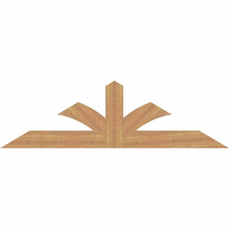 Ekena Millwork Richland Smooth Timber Gable Bracket, Western Red Cedar, 72"W x 21"H x 1 1/2"D x 5 1/2"F, 7/12 Pitch GBW072X21X0206RIC00SWR